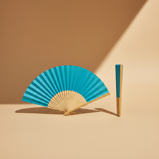 Breeze folding hand fan, handmade in Egypt by Khoos