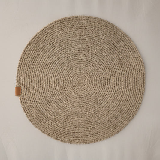 Round cotton rope placemat by Khoos