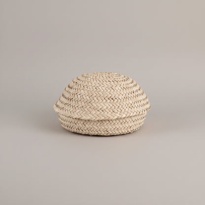 Palm basket set with nesting bowls by Khoos