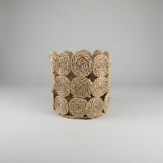 Rope rosette basket, second view — Khoos