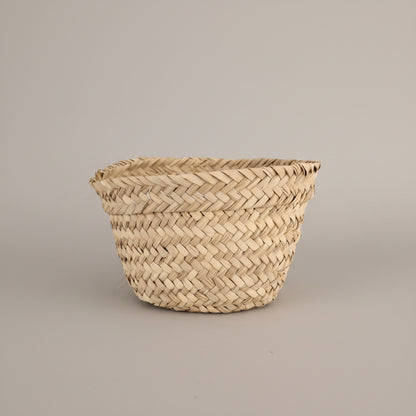 Conical palm basket, second view — Khoos