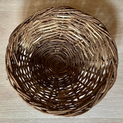 NEST handwoven palm serving bowl — Khoos