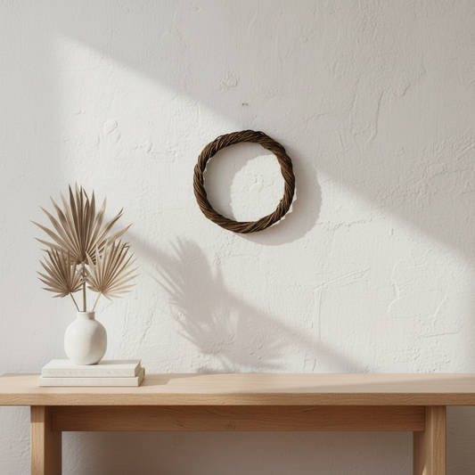 NEST willow loop wreath frame for DIY decor — Khoos