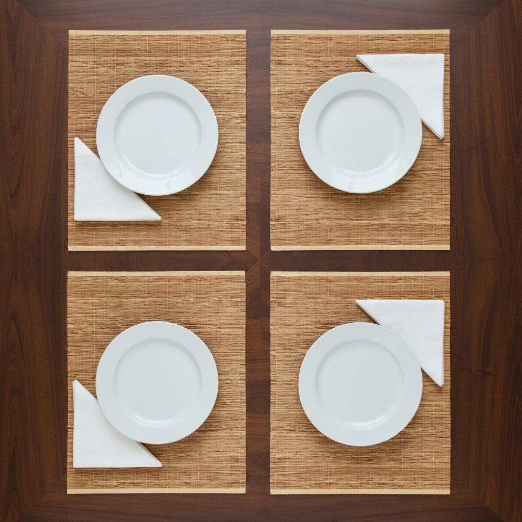 Oasis rectangular placemat, additional view — Khoos
