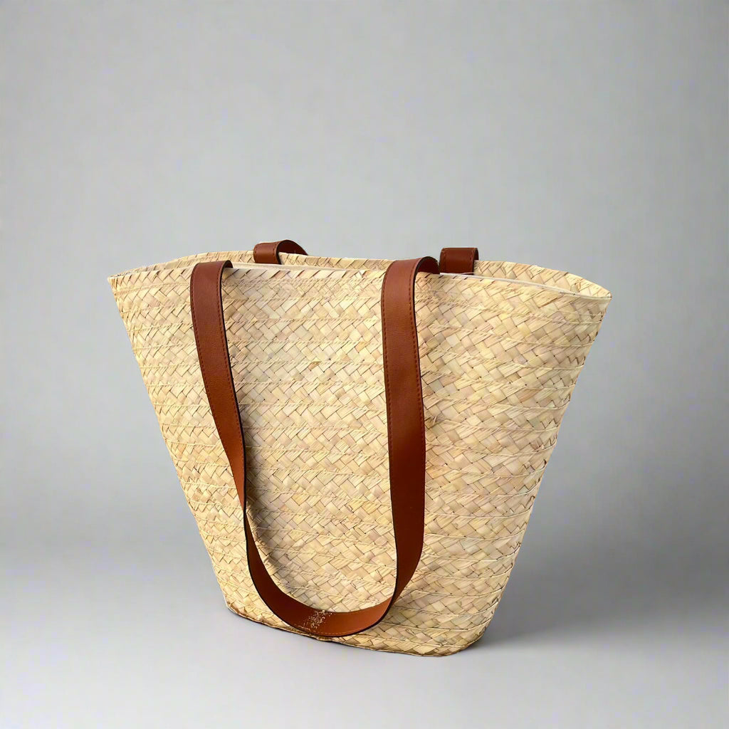 Beach bag - Leather handle