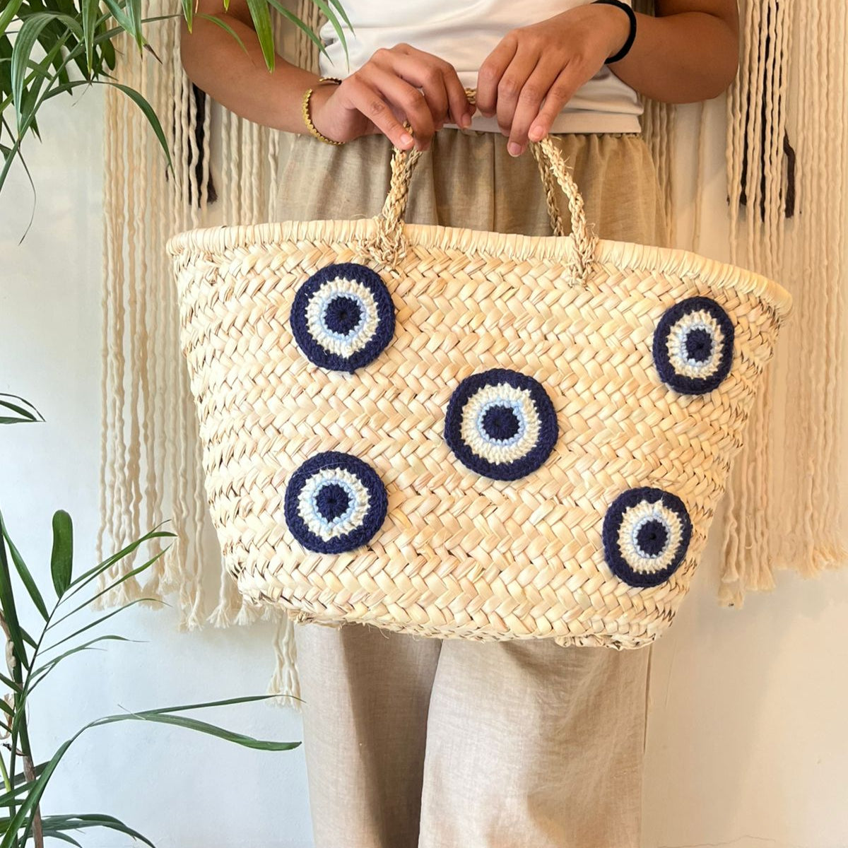 Bluey woven bag