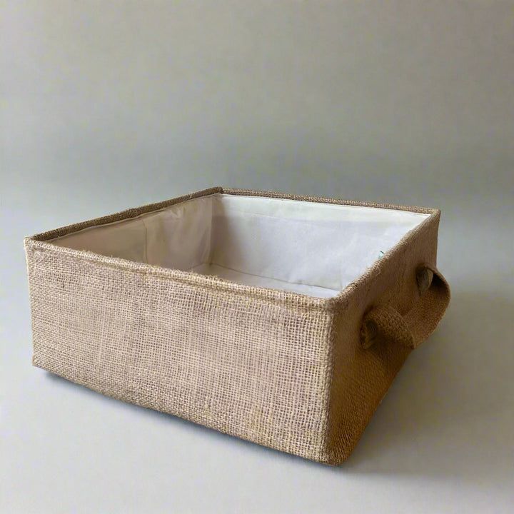 Jute flat basket