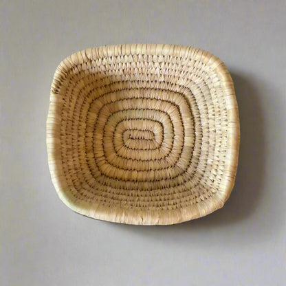 Coiled Palm Leaves Plate