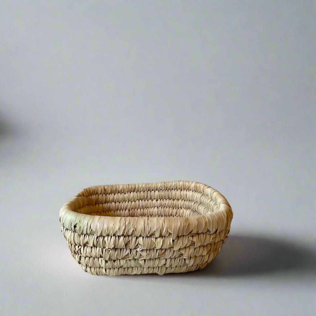 Coiled Palm Leaves Plate
