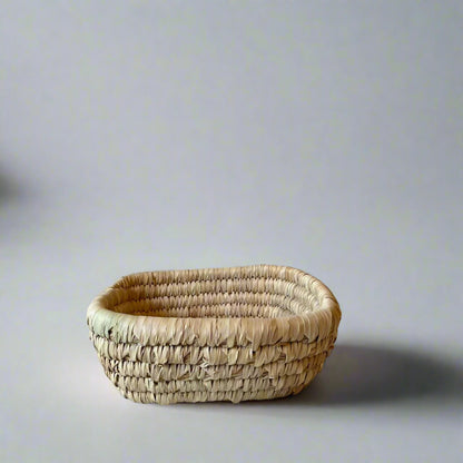 Coiled Palm Leaves Plate