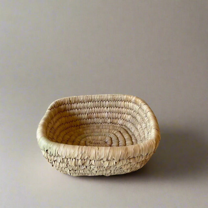 Coiled Palm Leaves Plate