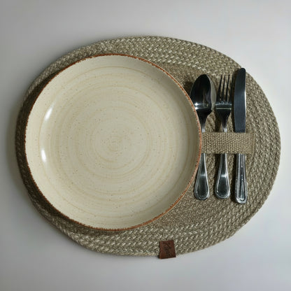 Harmony Jute Oval Placemat