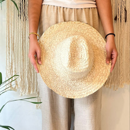 Breeze cowboy palm leaves hat