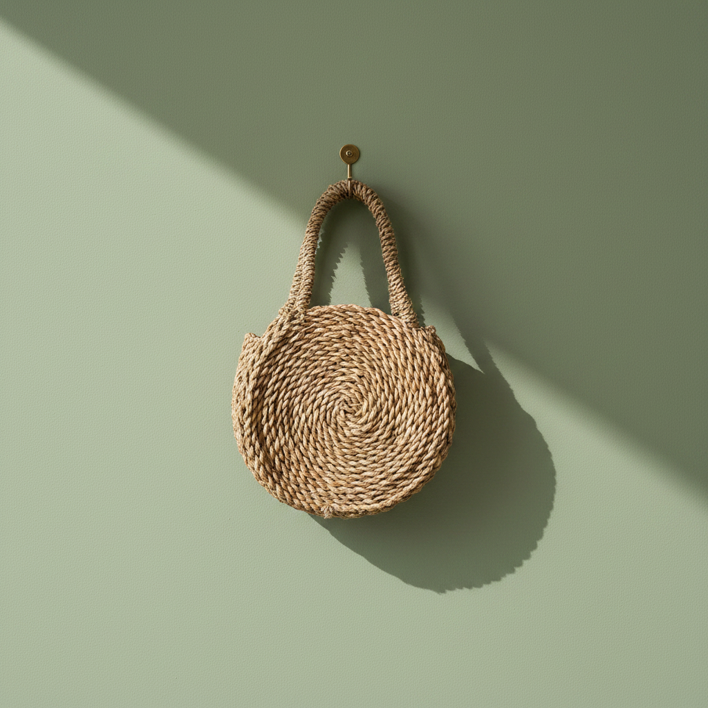 Round halfa bag, additional view — Khoos