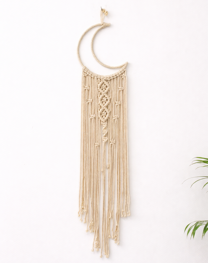 Moon Macrame Wall Hanging