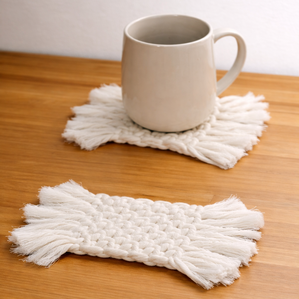 BAYT Macramé Rectangular Coaster