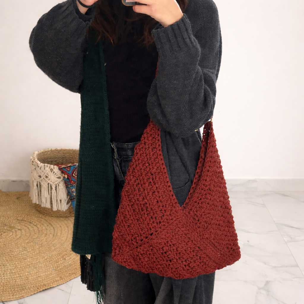 Crochet Crossbody Bag