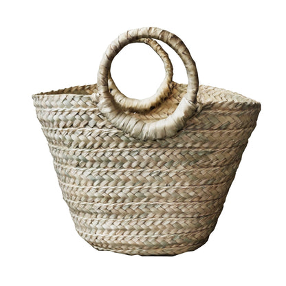 Round ring handle bag