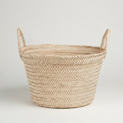 WeaveWonder patterned handwoven storage basket — Khoos