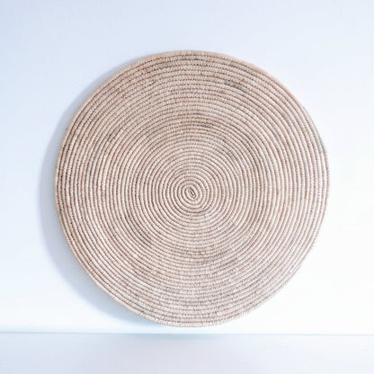 Handwoven palm wall decoration, view 2 — Khoos