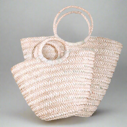 Round ring handle bag